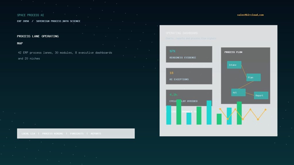 Space Process AI Space Process AI process lane operating map and ERP 2050 metrics for Demand Sensing